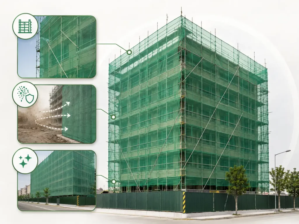 خرید توری نمای ساختمان؛ مشخصات، قیمت و راهنمای خرید 3 تصویر کاربردهای توری نمای ساختمان